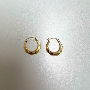 Small hoop earrings